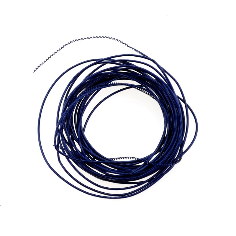 Hart French Wire 1mm, französischer Draht, Boullondraht d.blau / 50cm Hart French Wire 1mm, französischer Draht, Boullondraht d.blau / 50cm