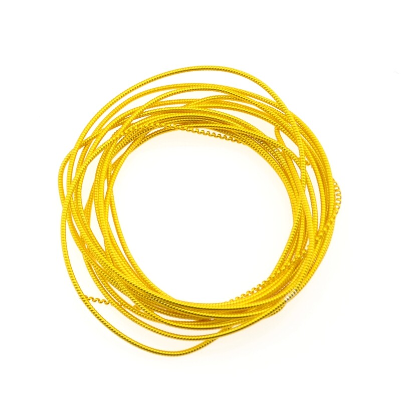 Weich French Wire 1mm, französischer Draht, Boullondraht gold/ 50cm Weich French Wire 1mm, französischer Draht, Boullondraht gold/ 50cm