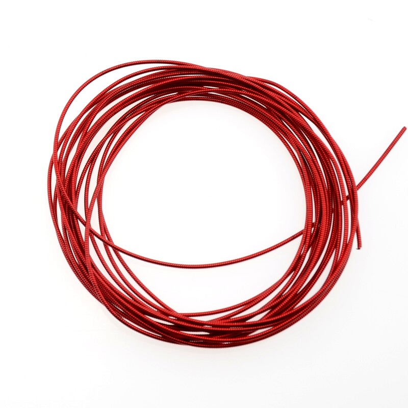 Hart French Wire 1mm, französischer Draht, Boullondraht rot / 50cm Hart French Wire 1mm, französischer Draht, Boullondraht rot / 50cm