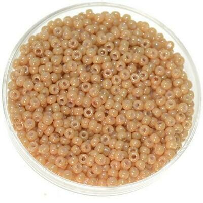 Japanische Rocailles Toho 2,1mm rund Nr.11 opaque -lustered beige / 8g