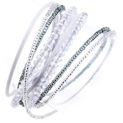 Schmuckherstellungs Set 24 / Perlenarmband selber machen DIY Kit mit Perlen + Anleitung + Zubehör