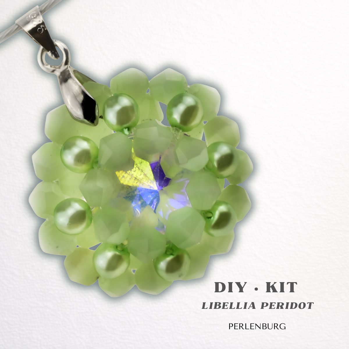 DIY Schmuckset Libellia Peridot – Anhänger basteln DIY Schmuckset Libellia Peridot – Anhänger basteln