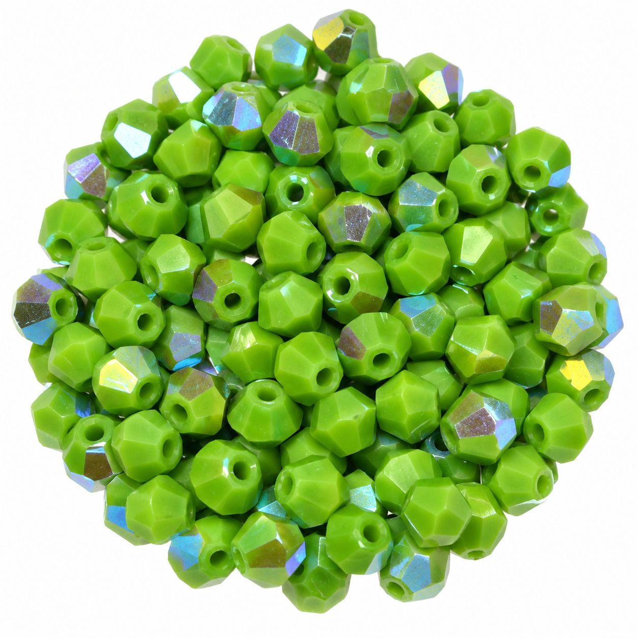 Grüne facettierte Perlen 4 mm – schillernde Akzente für DIY-Schmuck (40 Stück) Grüne facettierte Perlen 4 mm – schillernde Akzente für DIY-Schmuck (40 Stück)