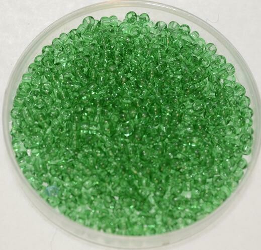 Rocailles grün transparent 2mm/ 15g Rocailles grün transparent 2mm/ 15g