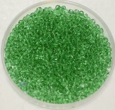 Rocailles grün transparent 2mm/ 15g Rocailles grün transparent 2mm/ 15g