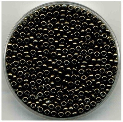 Rocailles Preciosa grau metallic 2,6mm Nr.9 / 10 g Rocailles Preciosa grau metallic 2,6mm Nr.9 / 10 g