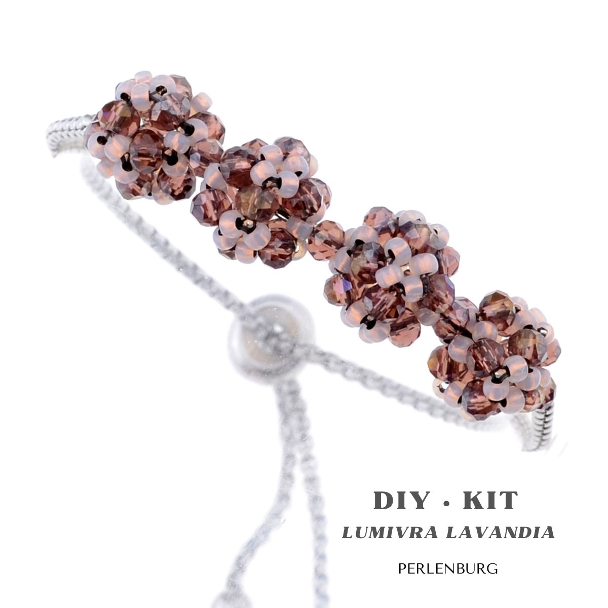 DIY-Schmuckset „Lumivra Lavandia“ – Armband basteln Kit