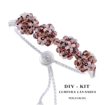 DIY-Schmuckset „Lumivra Lavandia“ – Armband basteln Kit
