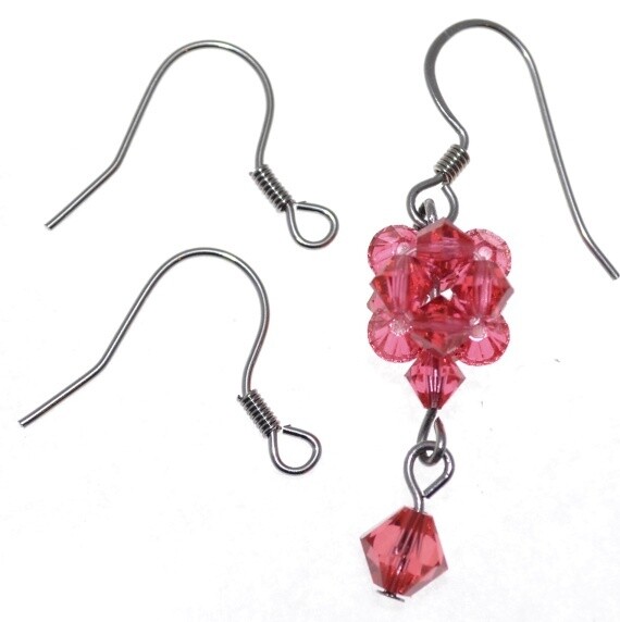 Edelstahl Ohrhaken 19x0,7mm – 6 Stück | Fischhaken für DIY-Ohrringe