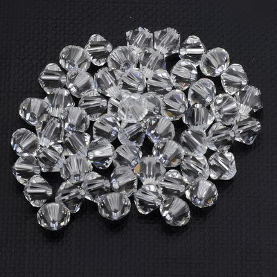 Swarovski® Elements Bicone-Kristallperlen – Crystal, 4 mm (20 Stück) Swarovski® Elements Bicone-Kristallperlen – Crystal, 4 mm (20 Stück)