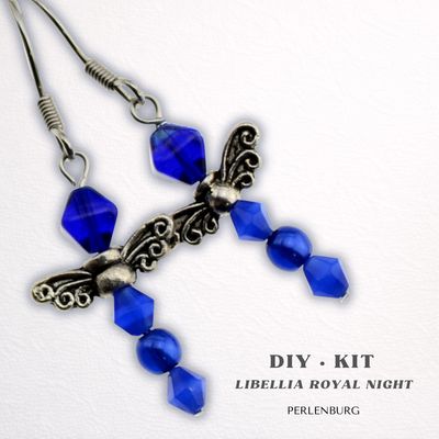 DIY-Schmuckset „Libellia Nocturne“ – Libellen-Ohrringe