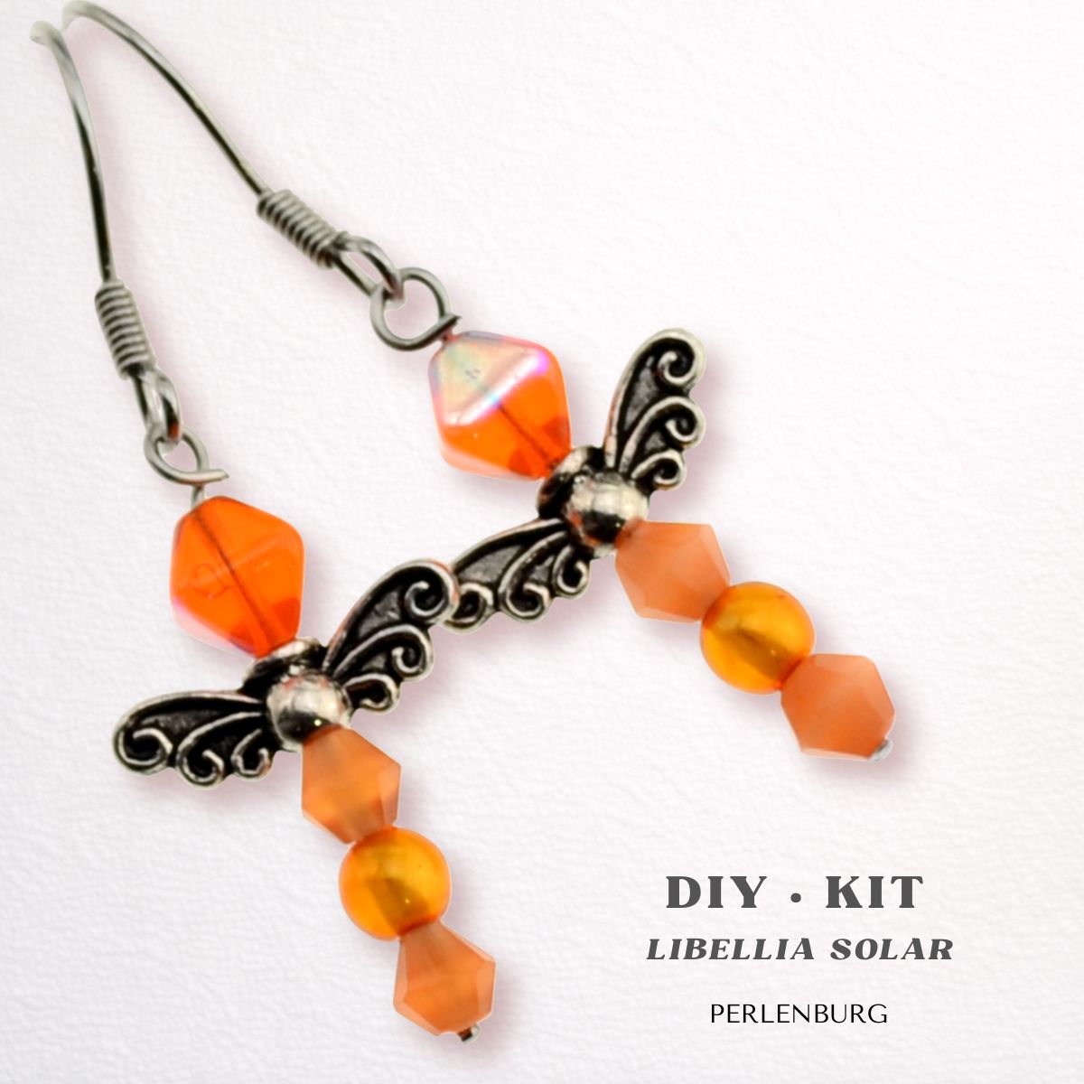 DIY-Schmuckset „Libellia Solar“ – Libellen-Ohrringe