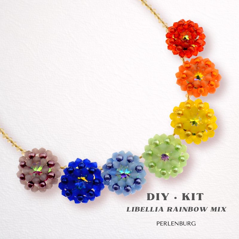 DIY Schmuckset Libellia Rainbow – Regenbogen Kette