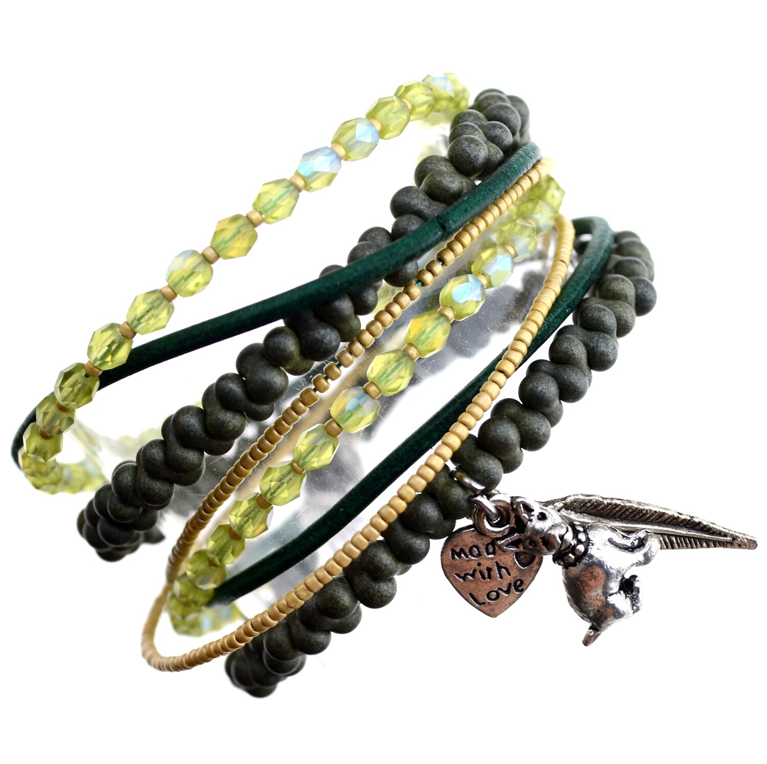 Schmuckherstellungs Set 24/ Perlenarmband selber machen DIY Kit mit Perlen + Anleitung + Zubehör