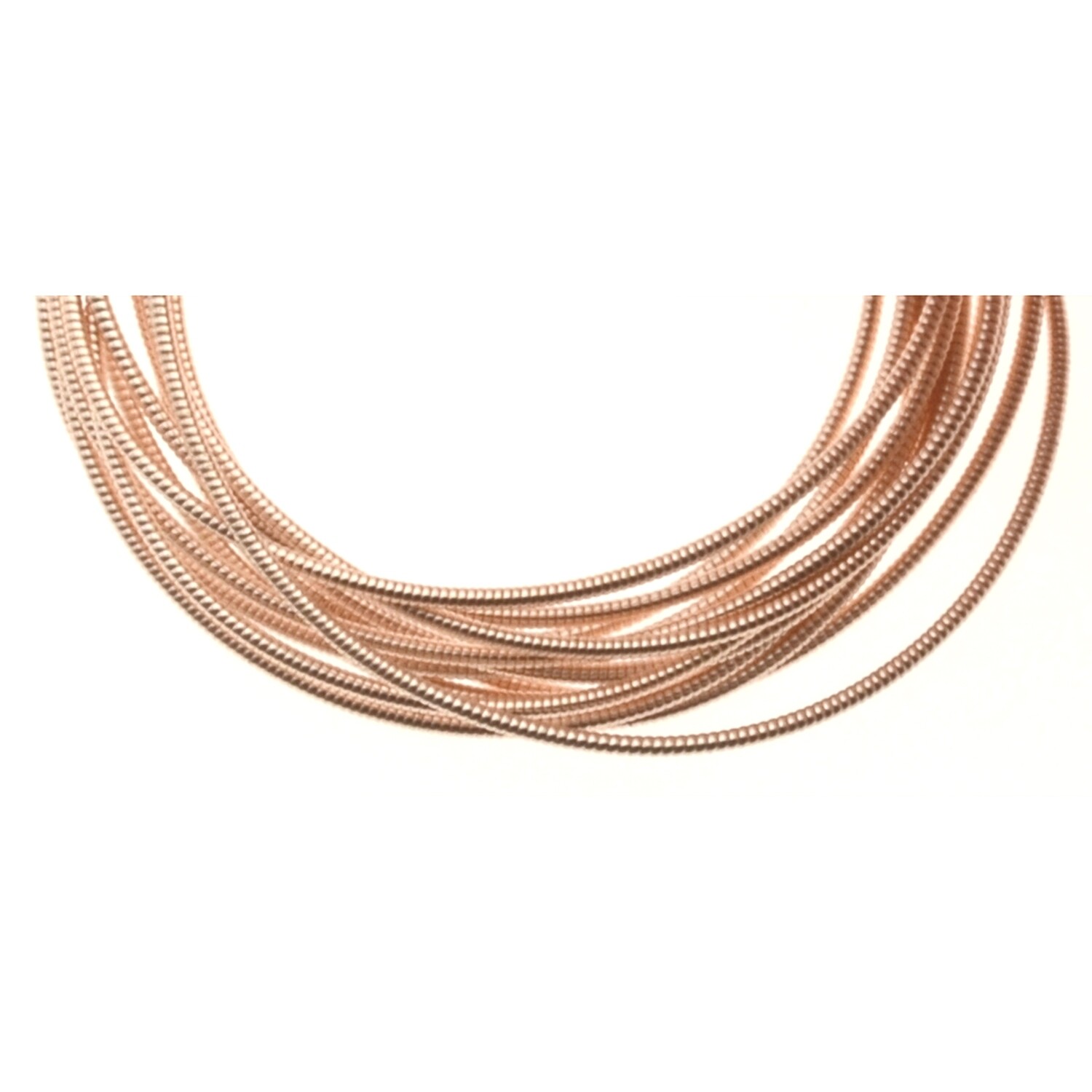 Hart French Wire 1mm, französischer Draht, Boullondraht rose-gold/ 50cm Hart French Wire 1mm, französischer Draht, Boullondraht rose-gold/ 50cm
