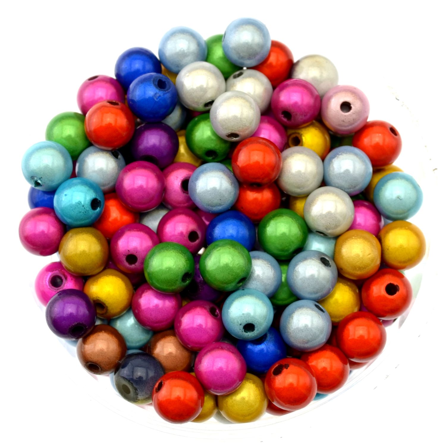 Miracle Beads Buntmix 6mm – Magic-Perlen mit Leuchteffekt | 20 Stück