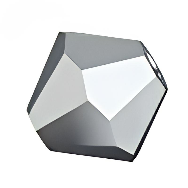 Preciosa® Elements Bicone Kristallperlen – helles Hematit, 4 mm (20 Stück)