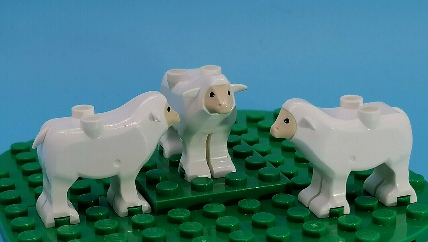 3 Schafe für Minifiguren