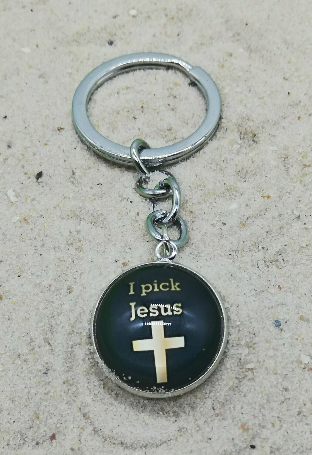 Schlüsselanhänger "I pick Jesus"