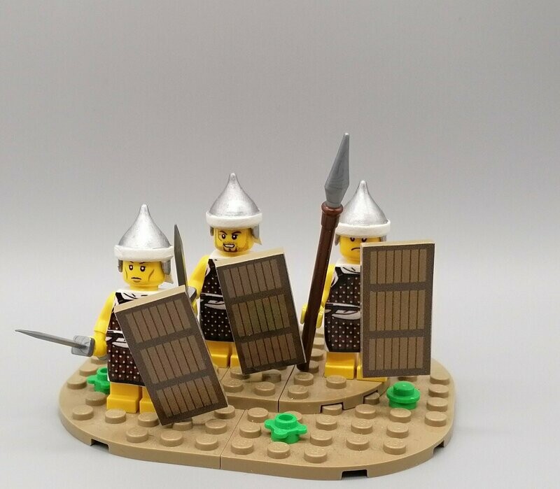 3 assyrische Soldaten Minifiguren 3 assyrische Soldaten Minifiguren