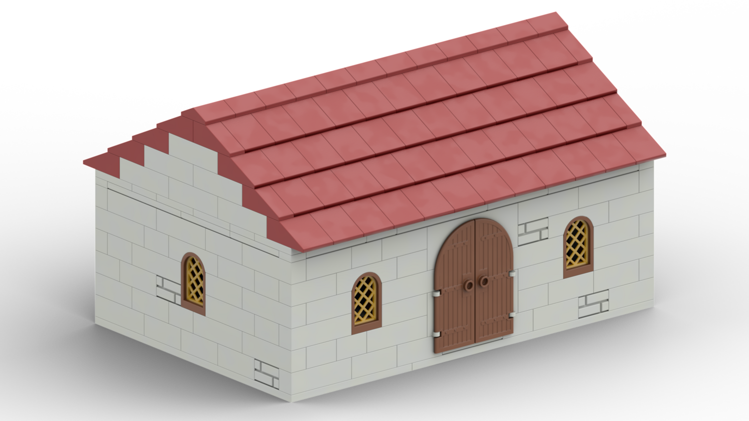 Bauanleitung für kleine Synagoge für Minifiguren