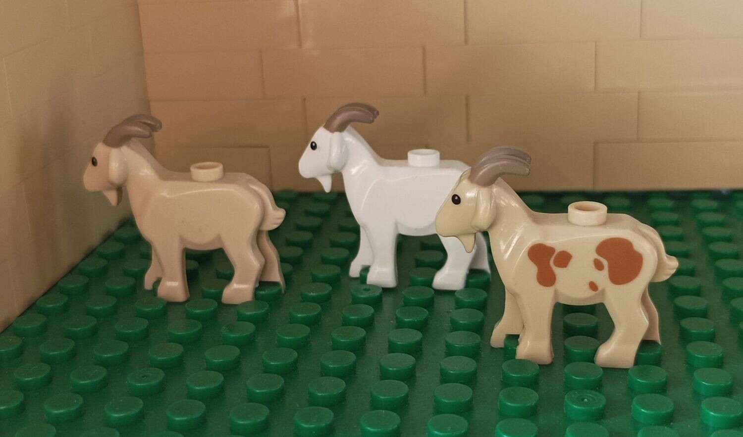 3 Ziegen für Minifiguren