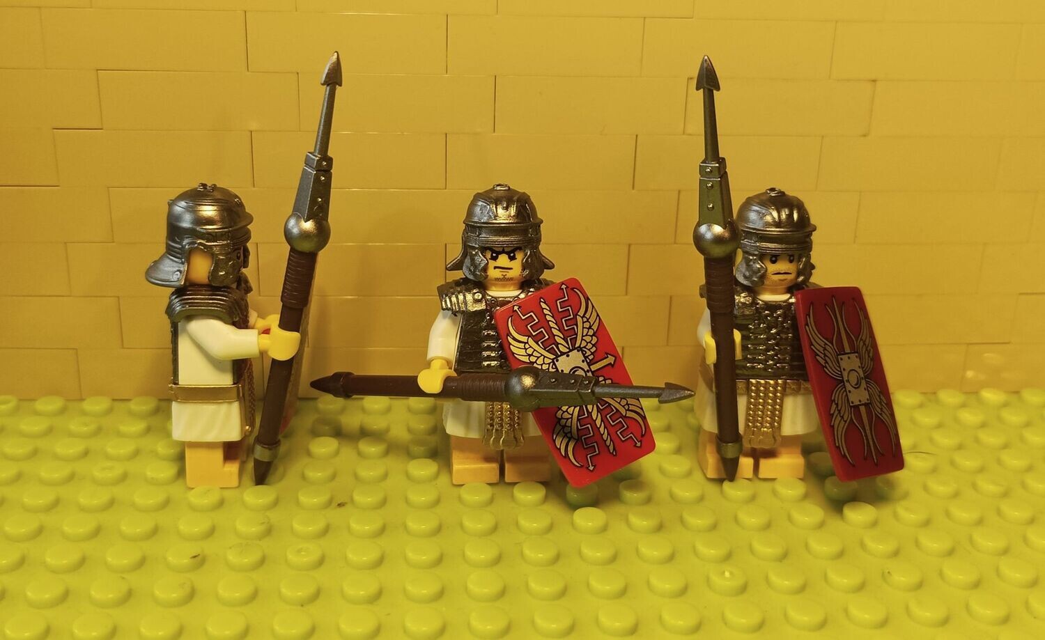 3 Römer  weiß Minifiguren