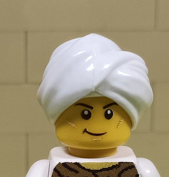 Kopfbedeckung  4  weiß für Minifiguren