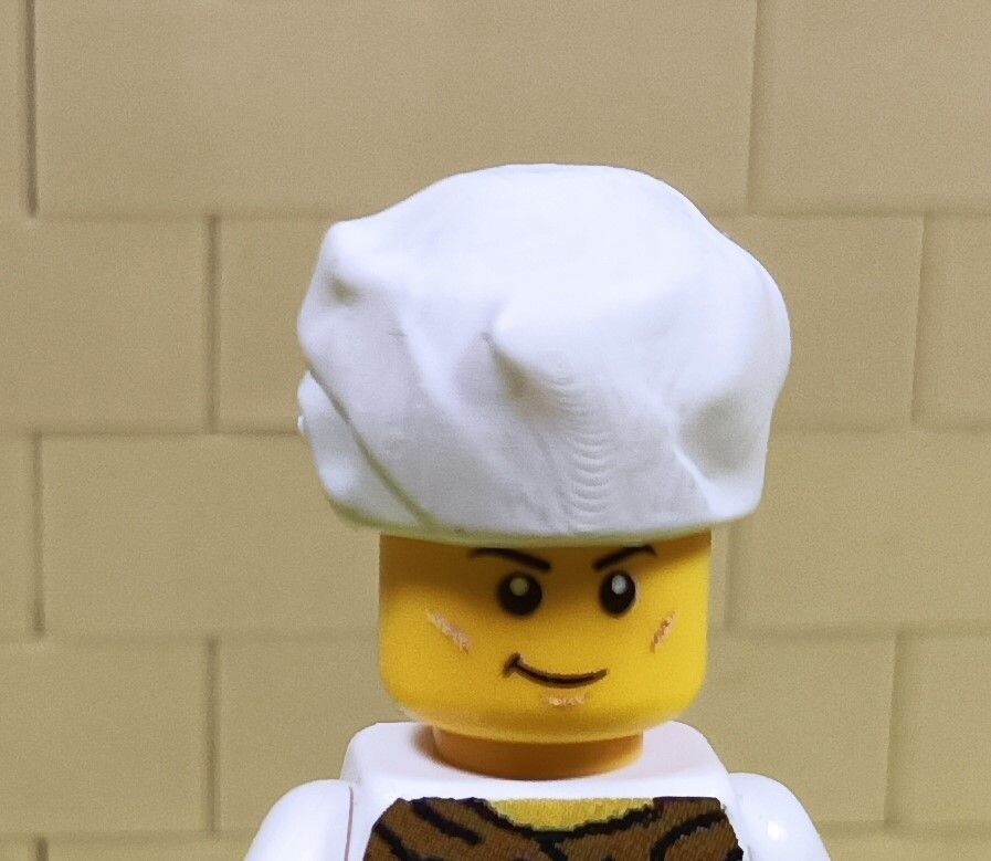 Kopfbedeckung  6 weiß für Minifiguren