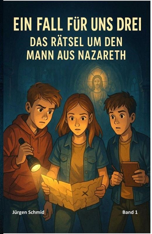 Das Rätsel um den Mann aus Nazareth - Ein Fall für uns drei Band 1 Das Rätsel um den Mann aus Nazareth - Ein Fall für uns drei Band 1