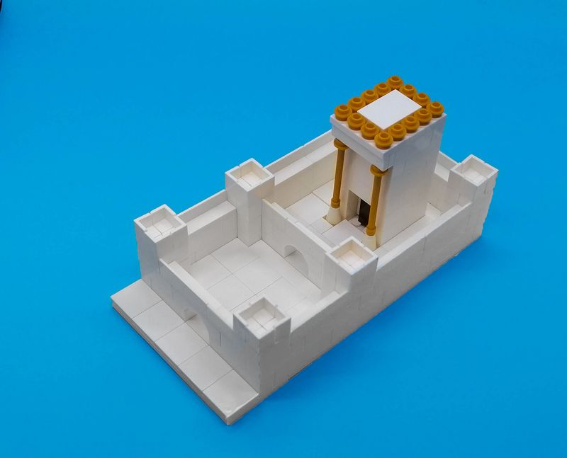Bauanleitung für den Tempel aus der Zeit Jesu