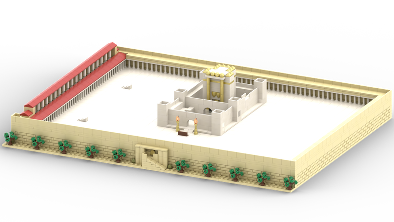 Bauanleitung für Tempelanlage zur Zeit Jesu