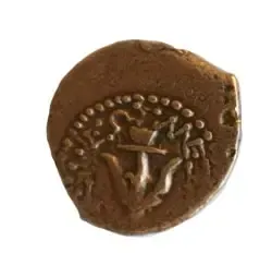 Kleine Lepton Münze (Kopie) (Jannaeus) , "Scherflein der Witwe"