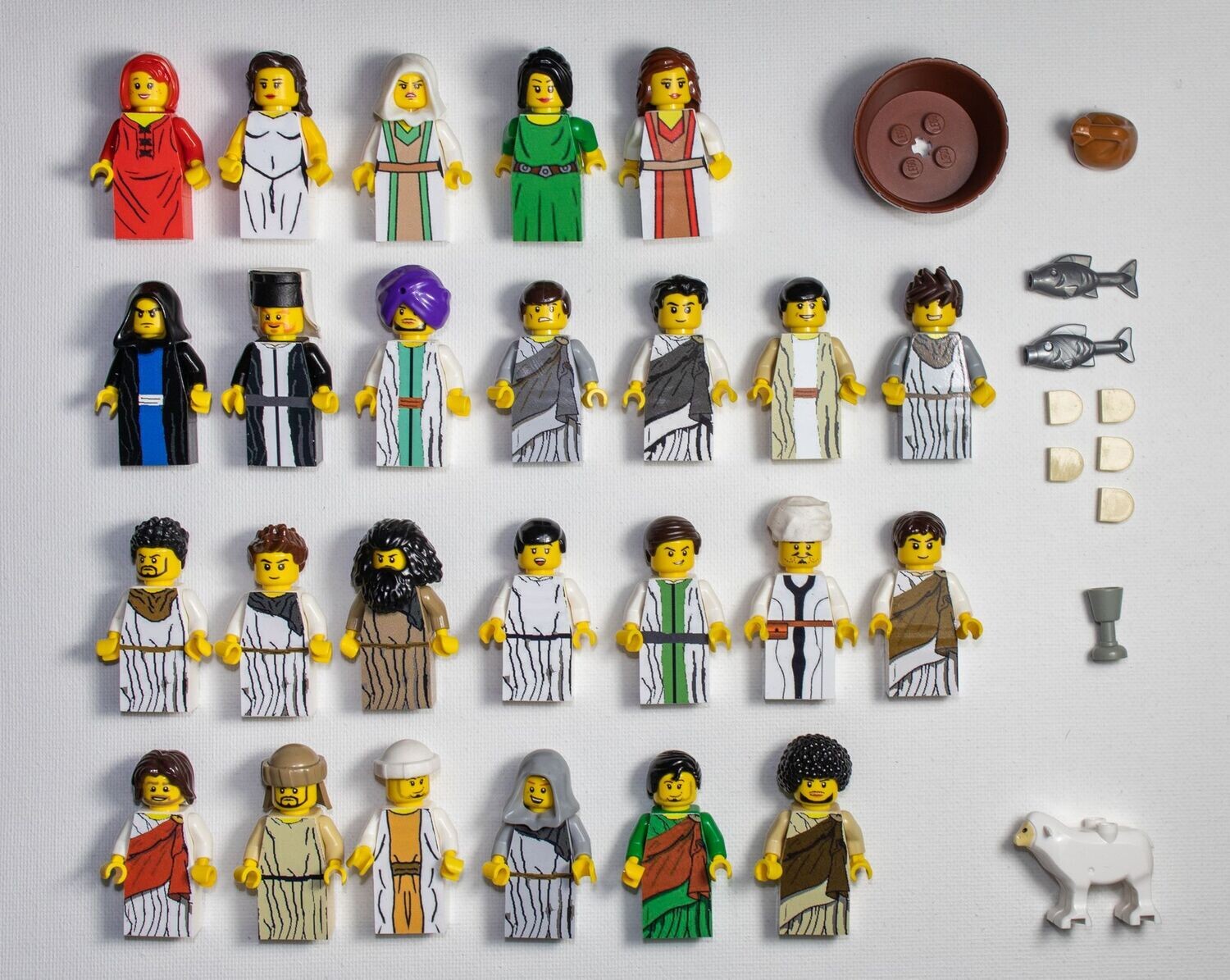 Figure Set Minifigures with 25 Figures Figure Set Minifigures with 25 Figures