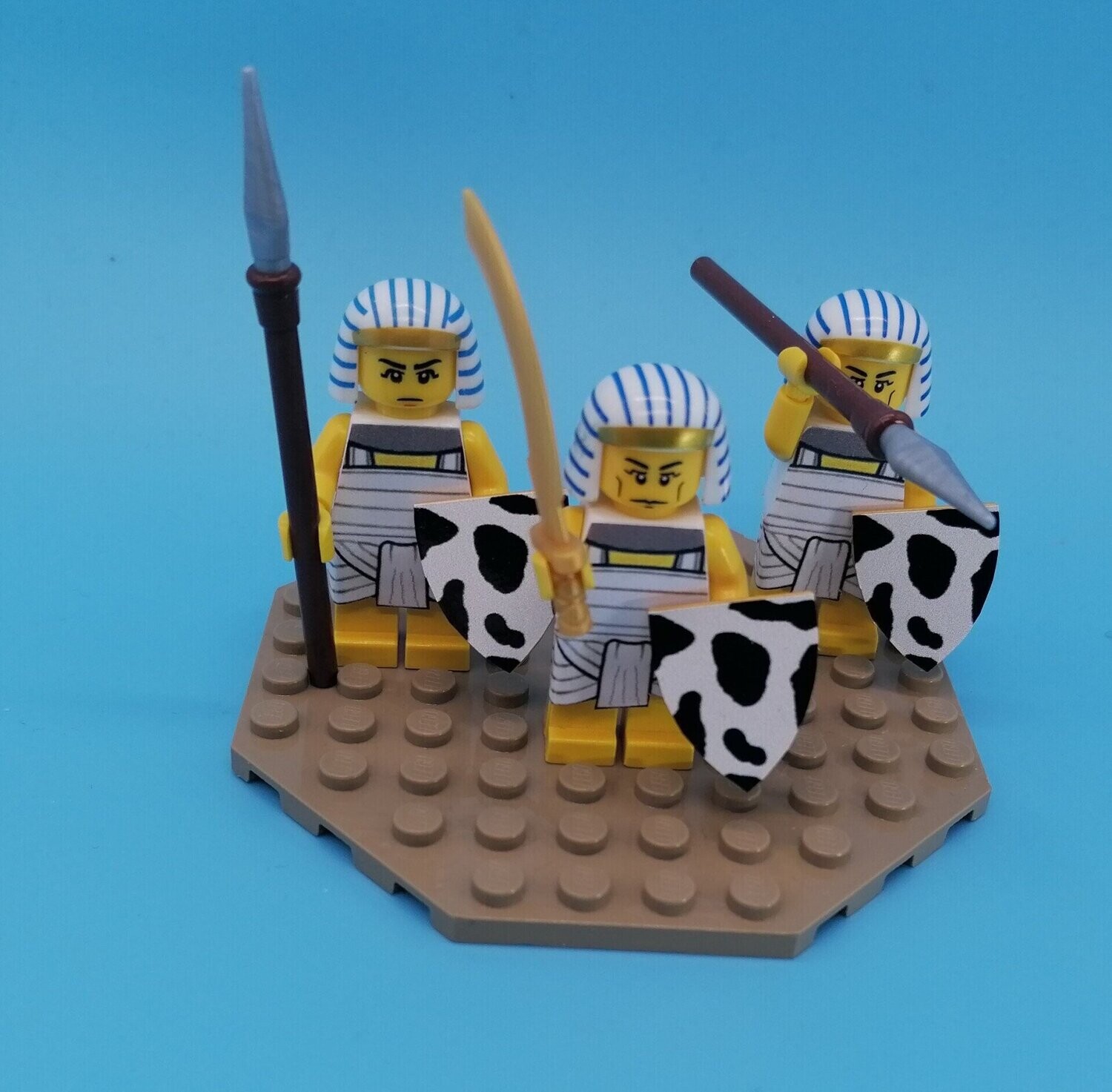 3 Ägypter Minifiguren 3 Ägypter Minifiguren