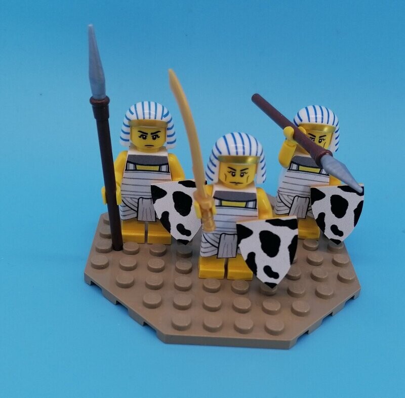 3 Ägypter Minifiguren 3 Ägypter Minifiguren