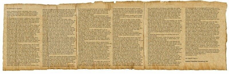 1.Timotheus Brief als Schriftrolle 1.Timotheus Brief als Schriftrolle
