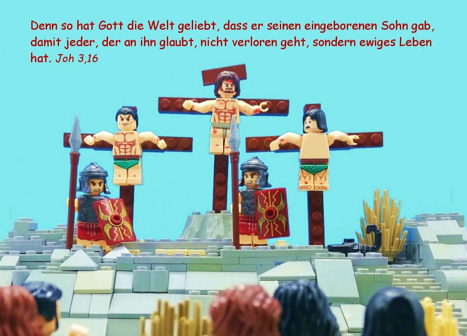 Bibel Postkarte  So sehr hat Gott die Welt geliebt ...