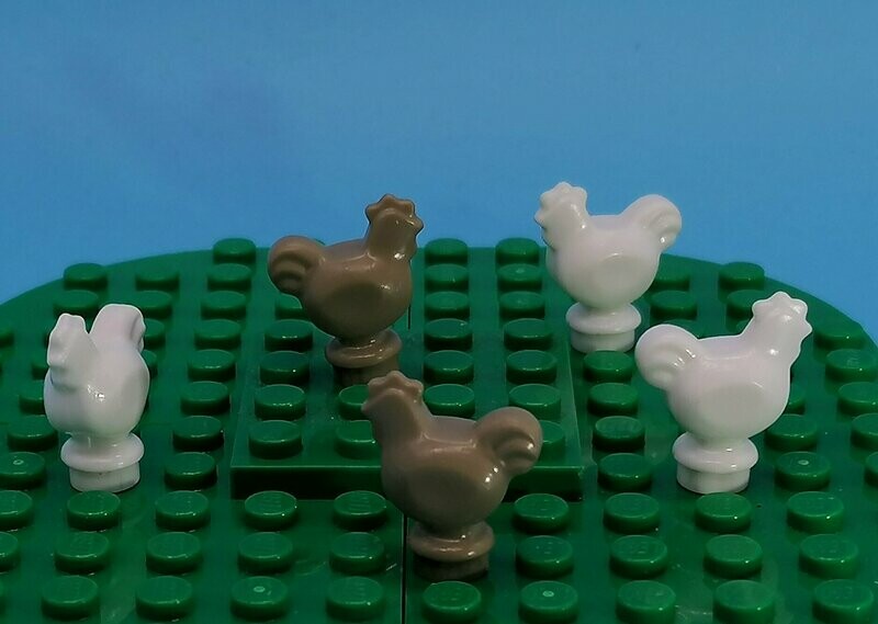 5 Hühner für Minifiguren 5 Hühner für Minifiguren