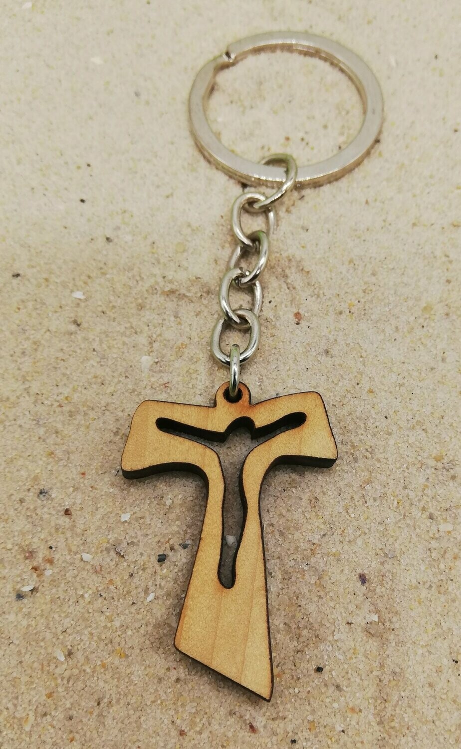 Schlüsselanhänger Schlüsselanhänger "Holzkreuz"
