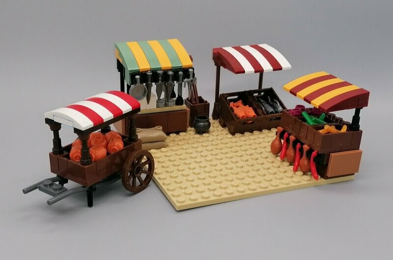 Markt aus der Zeit der Bibel für Minifiguren Bibeldorf Nr 2 Markt aus der Zeit der Bibel für Minifiguren Bibeldorf Nr 2