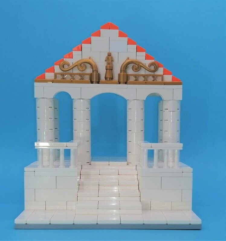 Palasttreppe des Pontius Pilatus für Minifiguren Bibeldorf Nr 8 Palasttreppe des Pontius Pilatus für Minifiguren Bibeldorf Nr 8