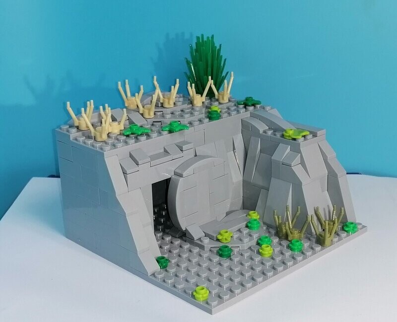 Das leere Grab als Bausatz für Minifiguren Das leere Grab als Bausatz für Minifiguren