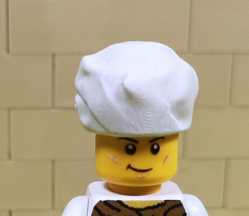 Kopfbedeckung 6 weiß für Minifiguren Kopfbedeckung 6 weiß für Minifiguren