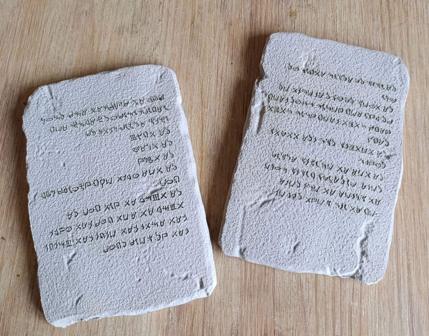 Die 10 Gebote auf Die 10 Gebote auf "Steintafeln"