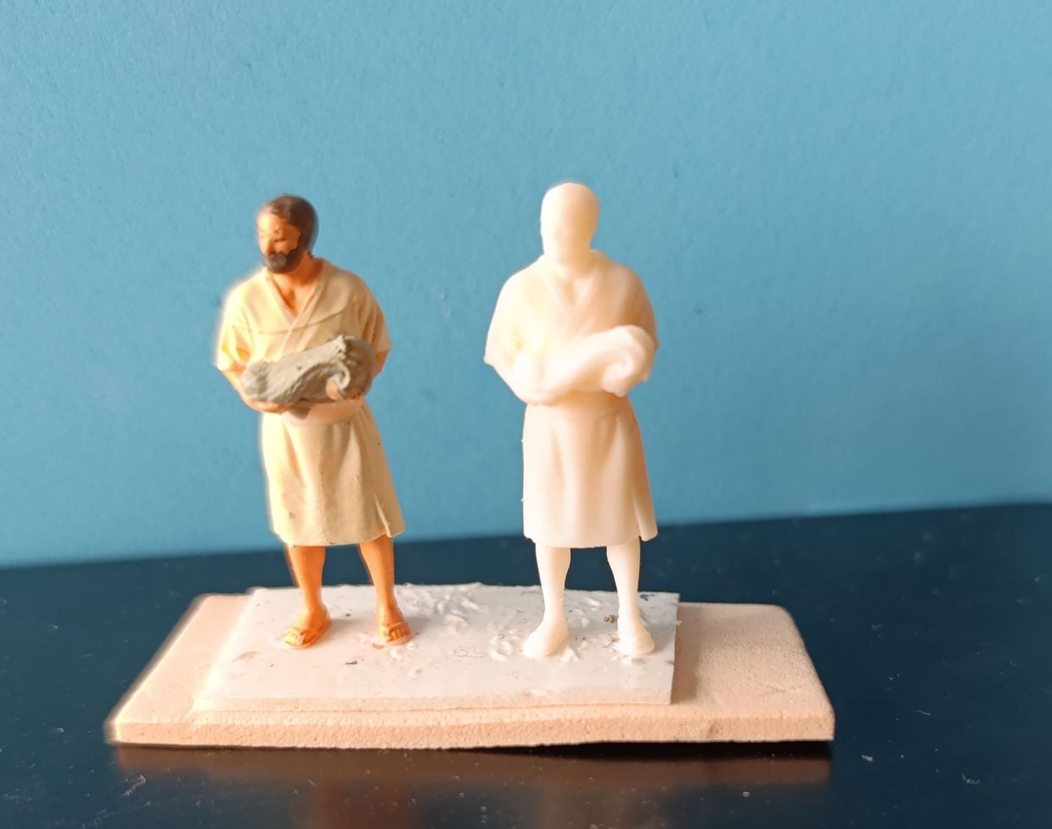 Fischer mit Netz Figuren 1/50 unbemalt Fischer mit Netz Figuren 1/50 unbemalt