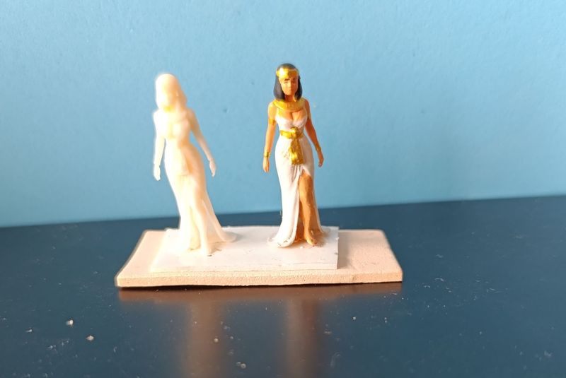 Kleopatra Figur 1/50 unbemalt Kleopatra Figur 1/50 unbemalt