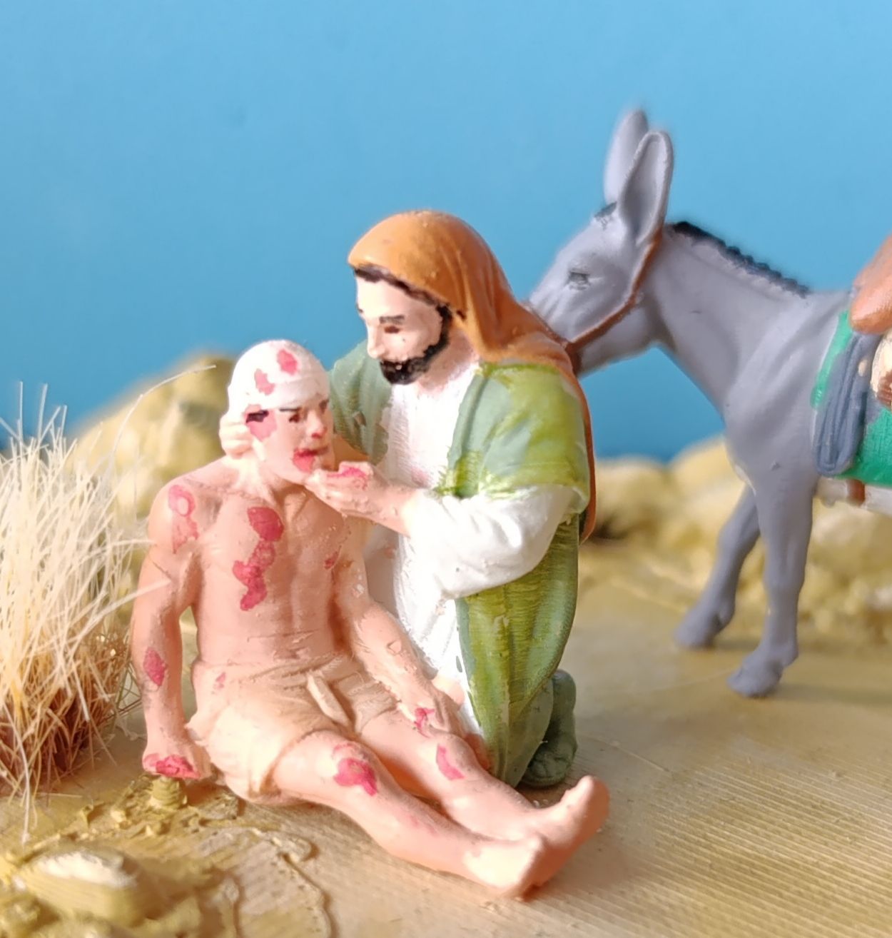 Der Barmherzige Samariter Figuren 1/50 unbemalt Der Barmherzige Samariter Figuren 1/50 unbemalt