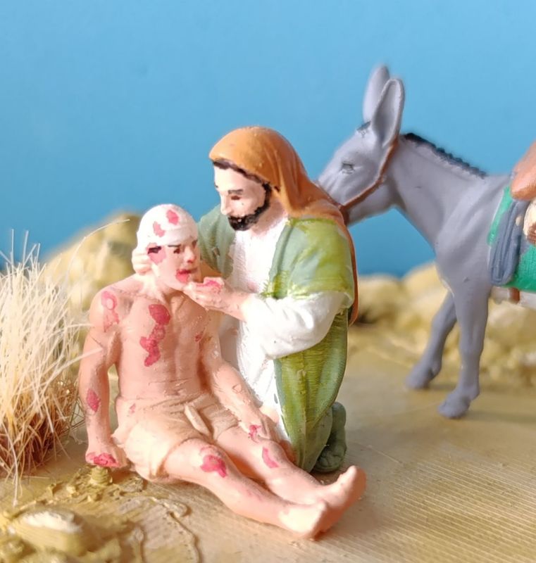 Der Barmherzige Samariter Figuren 1/50 unbemalt Der Barmherzige Samariter Figuren 1/50 unbemalt