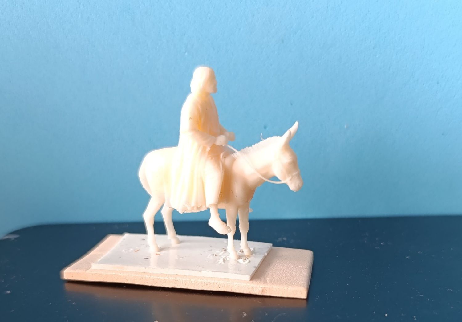 Jesus auf Esel Figur 1/50 unbemalt Jesus auf Esel Figur 1/50 unbemalt
